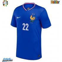 Frankrike Theo Hernandez #22 Hjemmedrakt EM 2024 Kortermet